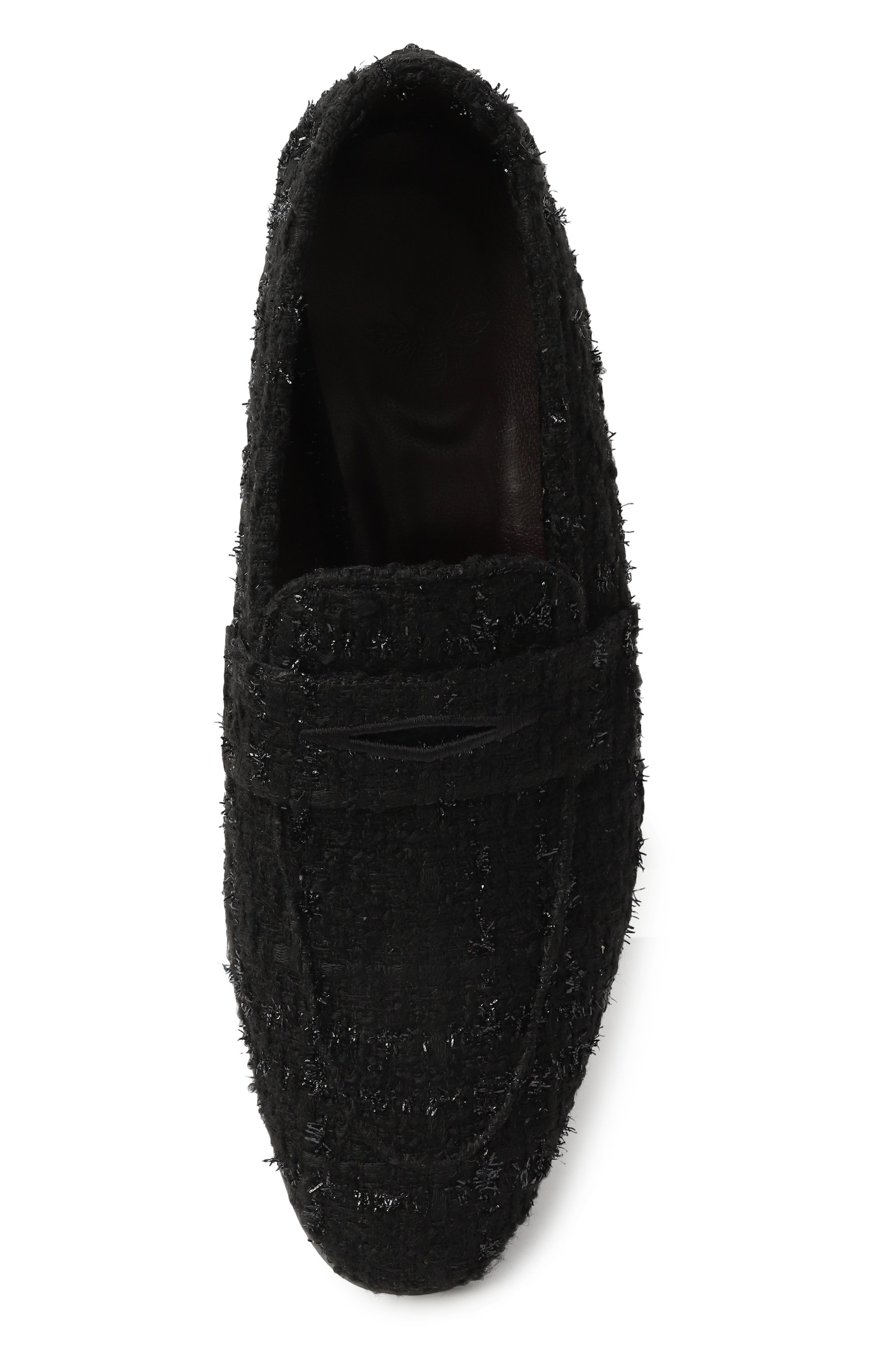 Текстильные пенни-лоферы BOUGEOTTE, арт. FLS-TEAD0L-BLA, фото 6