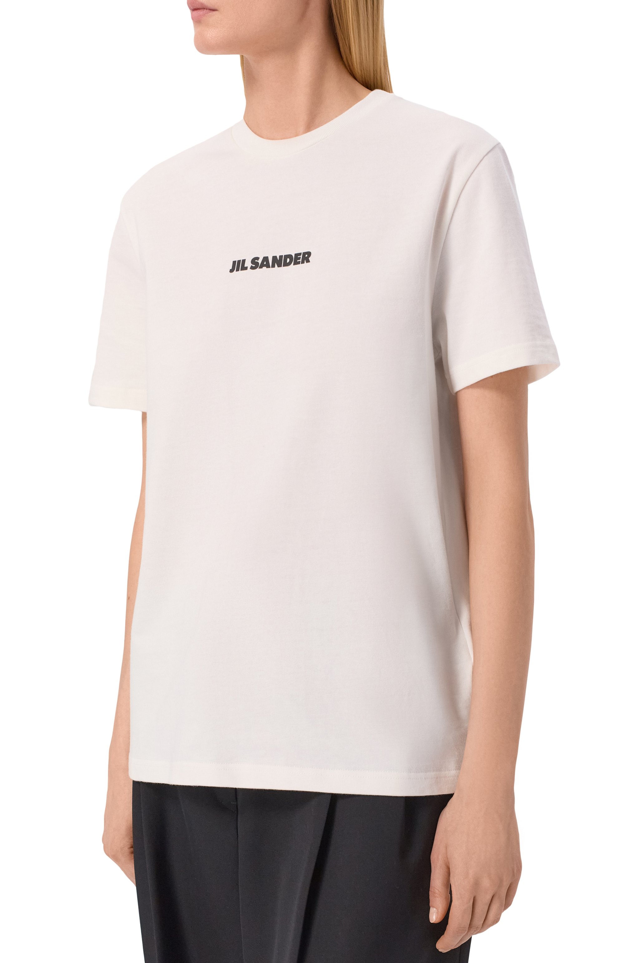 Хлопковая футболка JIL SANDER, арт. J02GC0142/J20103, фото 3