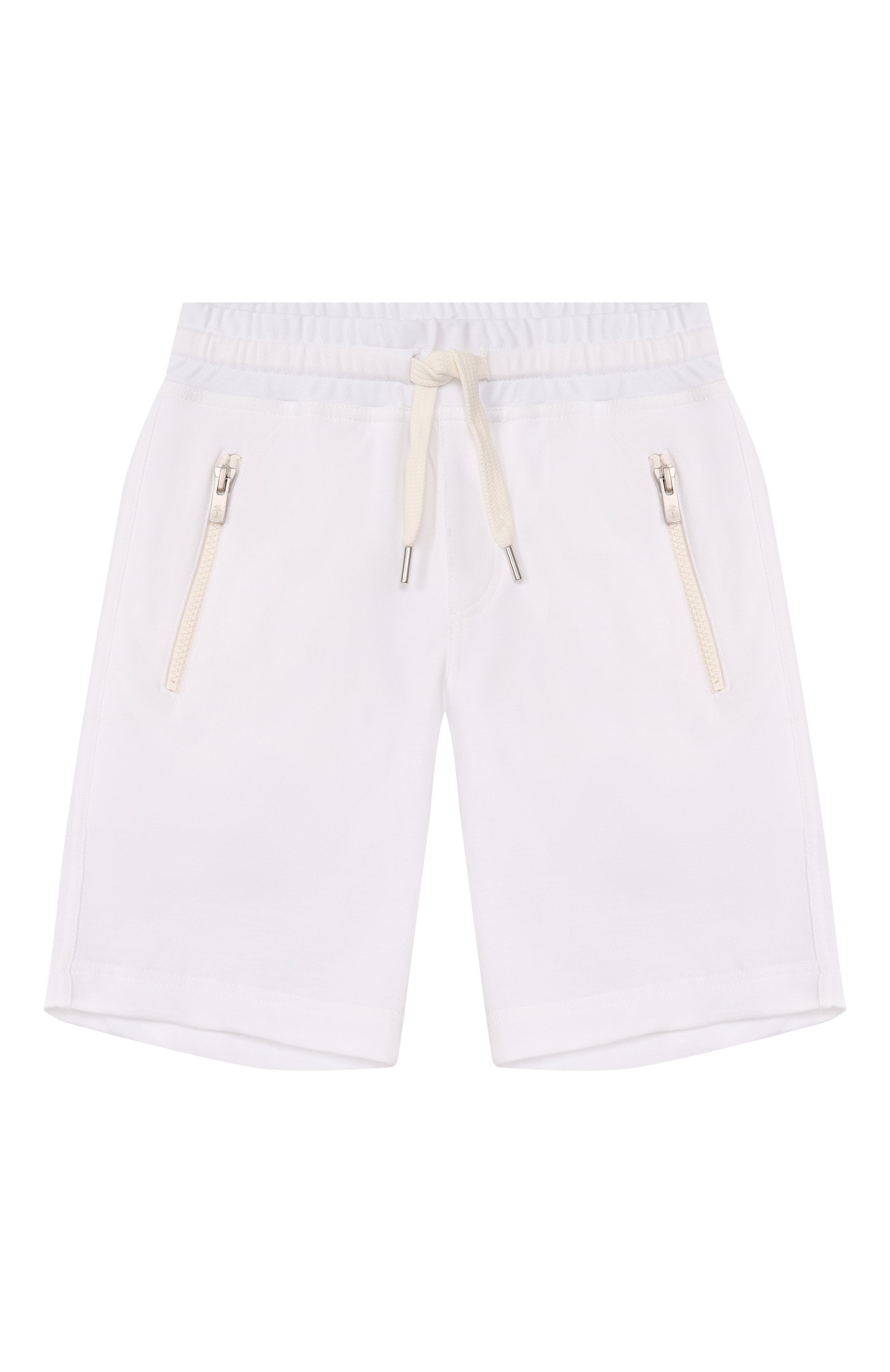 Хлопковые шорты BRUNELLO CUCINELLI белого цвета по цене 39950 руб., арт. BE854E392B, фото 1 Хлопковые шорты BRUNELLO CUCINELLI, арт. BE854E392B, фото 1