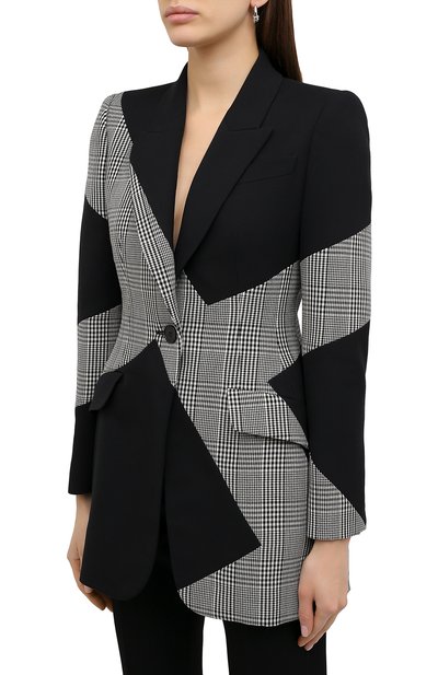 Жакет из шерсти и шелка ALEXANDER MCQUEEN, арт. 640023/QJAAA, фото 3