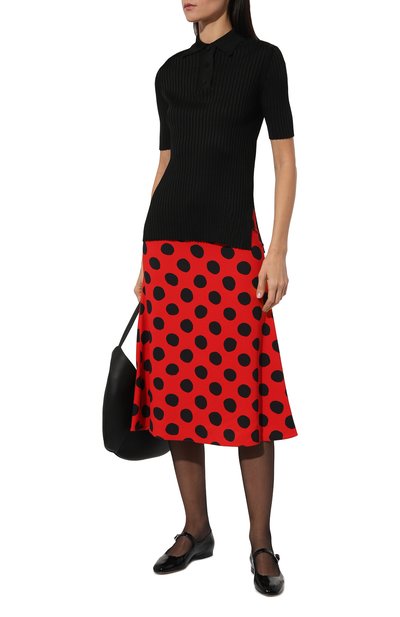 Юбка из вискозы MARNI красного цвета по цене 87550 руб., арт. G0MA0567A0/UTV996, фото 2 Юбка из вискозы MARNI, арт. G0MA0567A0/UTV996, фото 2