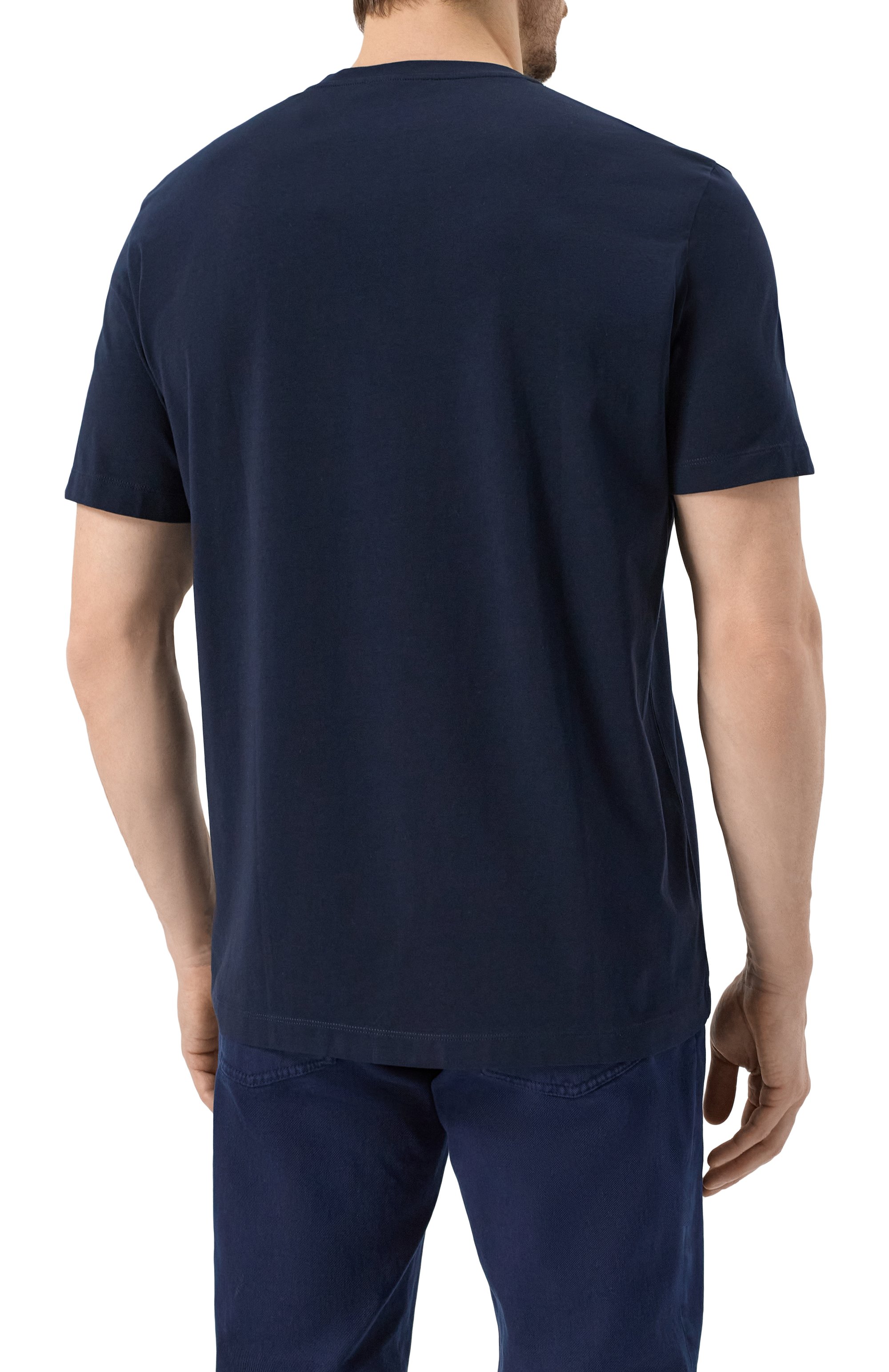 Хлопковая футболка CORNELIANI, арт. 25G585-2525063, фото 4