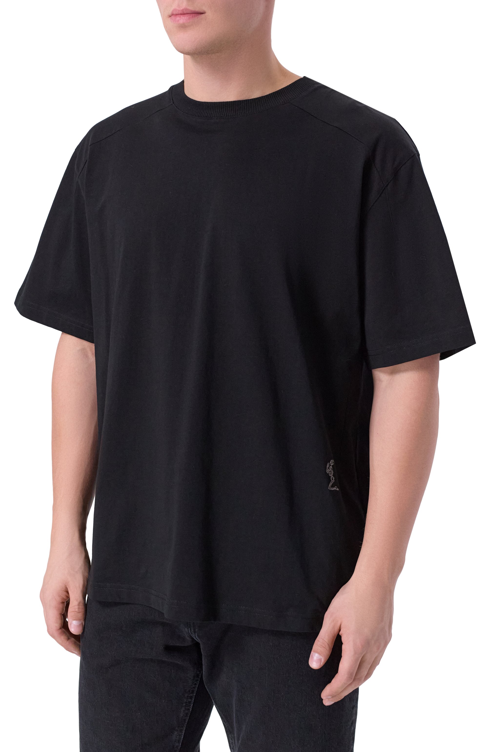 Хлопковая футболка RELIGION черного цвета по цене 6830 руб., арт. 15TWBN61, фото 3 Хлопковая футболка RELIGION, арт. 15TWBN61, фото 3