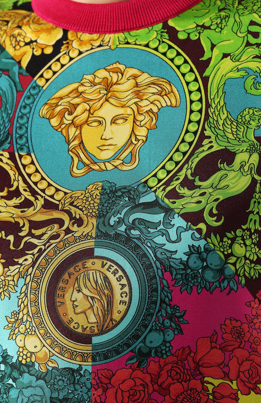 Пуловер из смеси шелка и хлопка VERSACE, арт. A83784/A230373, фото 5