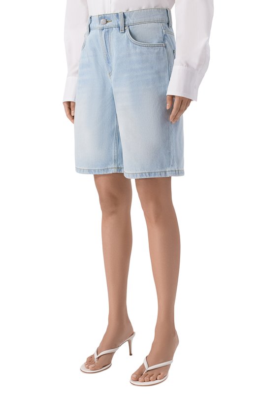 Джинсовые шорты Wide Leg 12 STOREEZ 136797 Голубой  136797 Фото 3