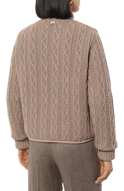 Комбинированный бомбер AGNONA, арт. KH08028E/7K03PLE, фото 4