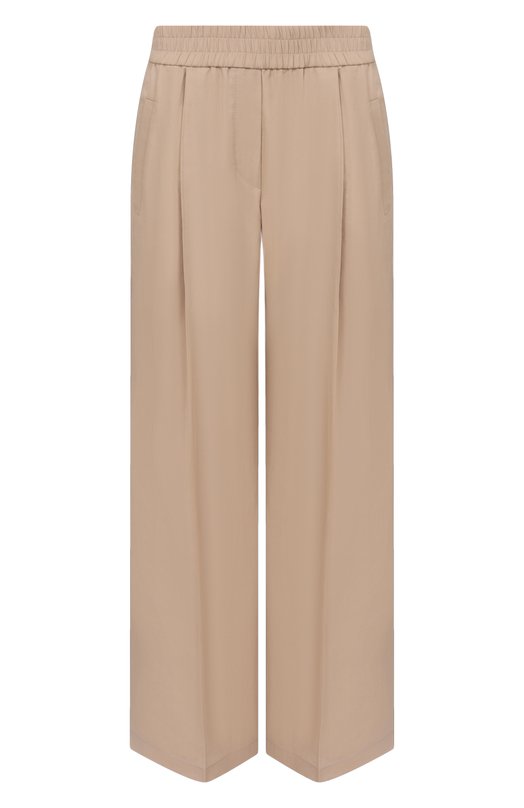 Хлопковые брюки Brunello Cucinelli M0F91P8742 Бежевый M0F91P8742