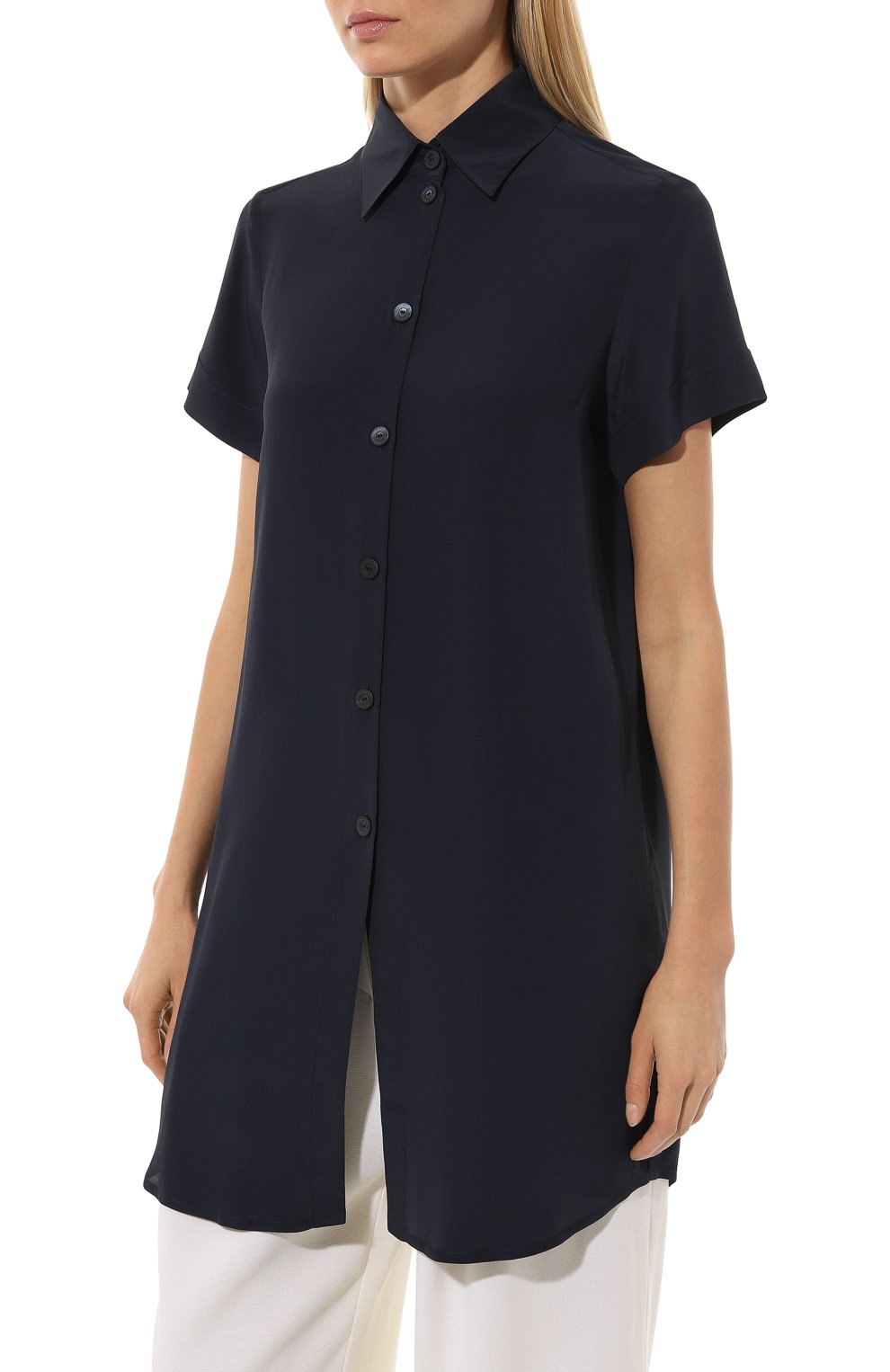 Блузка COLOMBO темно-синего цвета по цене 156500 руб., арт. CM00372, фото 3 Блузка COLOMBO, арт. CM00372, фото 3