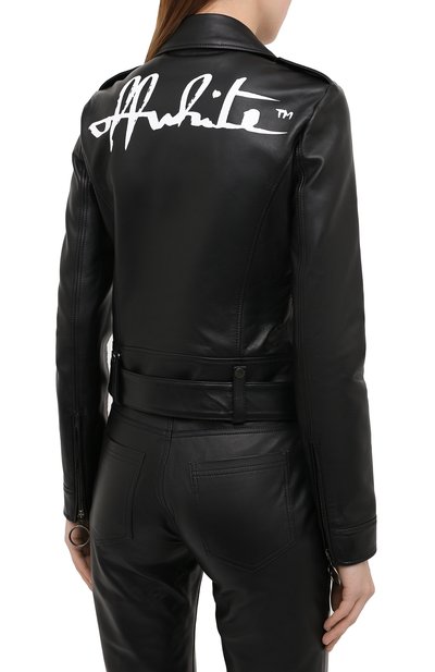 Кожаная куртка OFF-WHITE, арт. 0WJG002E20LEA0011001, фото 4