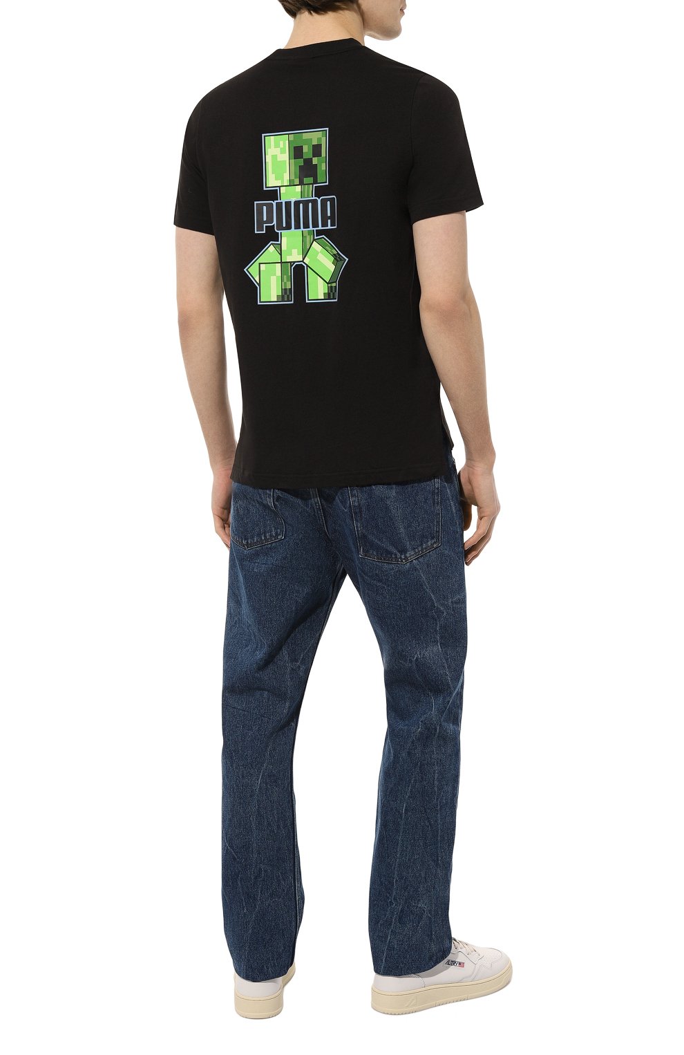 Хлопковая футболка puma x minecraft PUMA, арт. 53437401, фото 2