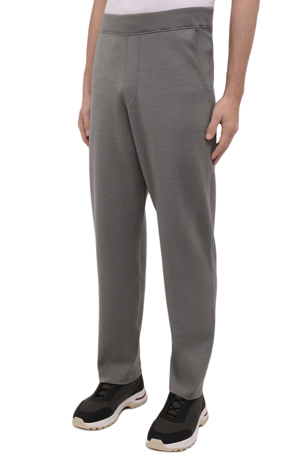 Брюки из хлопка и кашемира BRIONI, арт. UMIL0L/P0K03, фото 3