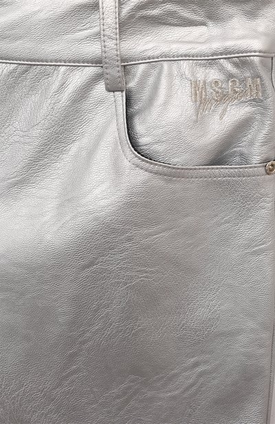 Брюки из экокожи MSGM KIDS, арт. F4MSJGPA214, фото 3