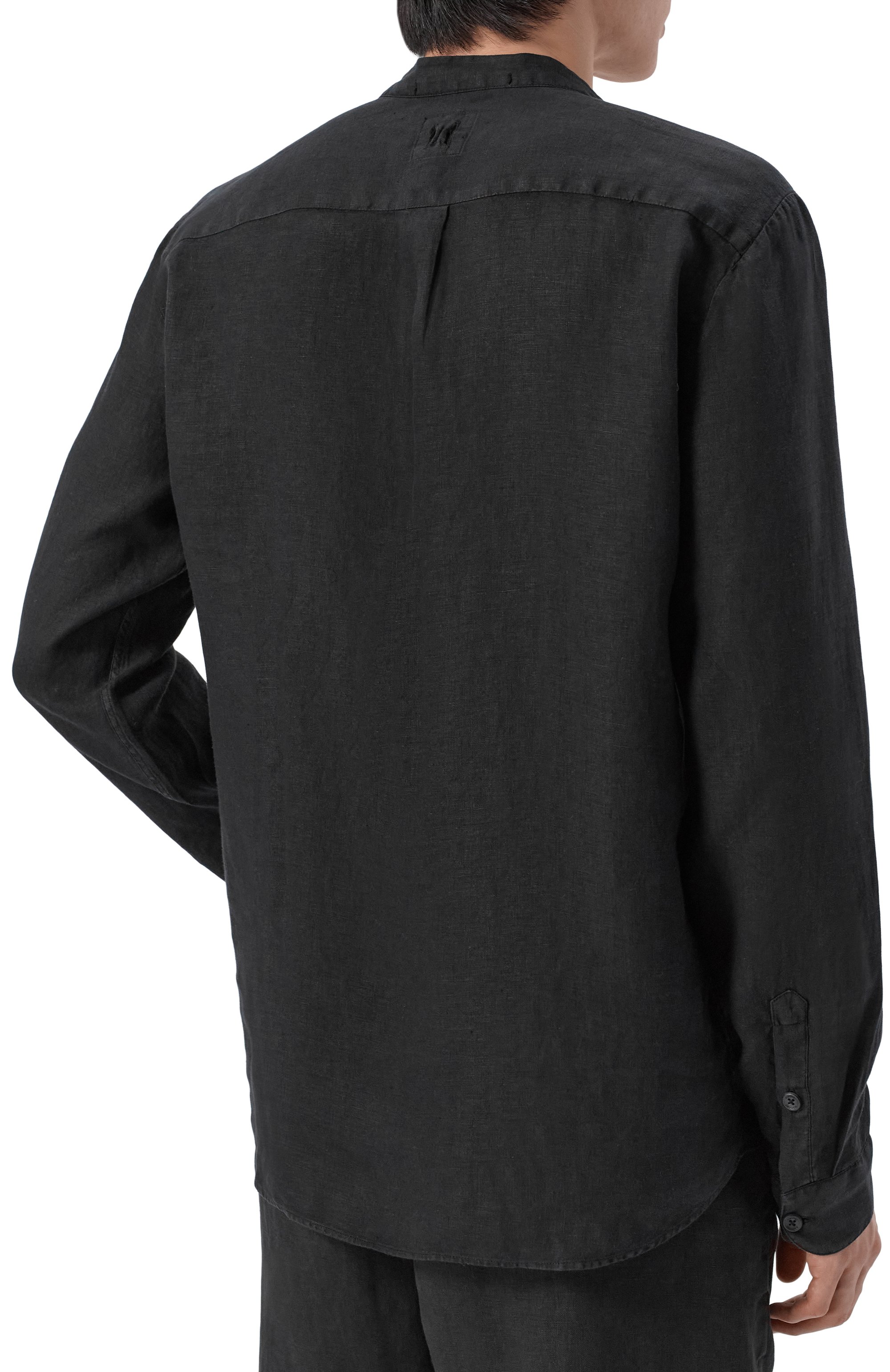 Льняная рубашка HANNES ROETHER, арт. TU29BS.608, фото 4