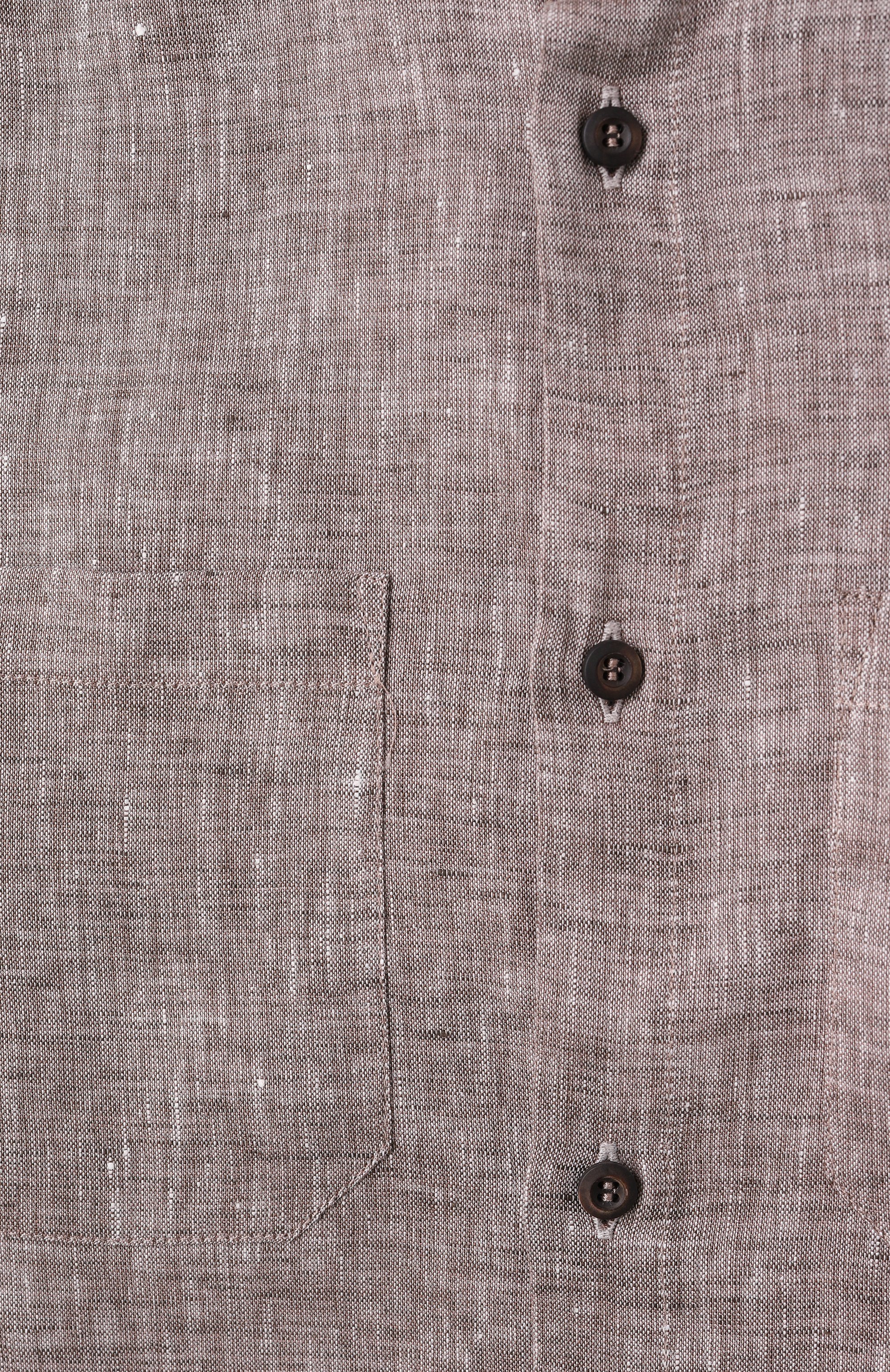 Льняная рубашка BRUNELLO CUCINELLI, арт. BM684C330C, фото 3