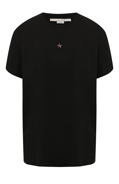 Женская хлопковая футболка STELLA MCCARTNEY, арт. 457142/SMW98