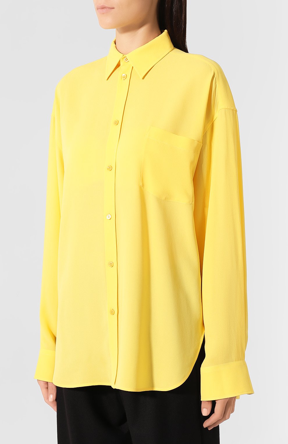 Шелковая рубашка BALENCIAGA, арт. 595040/TGN04, фото 3
