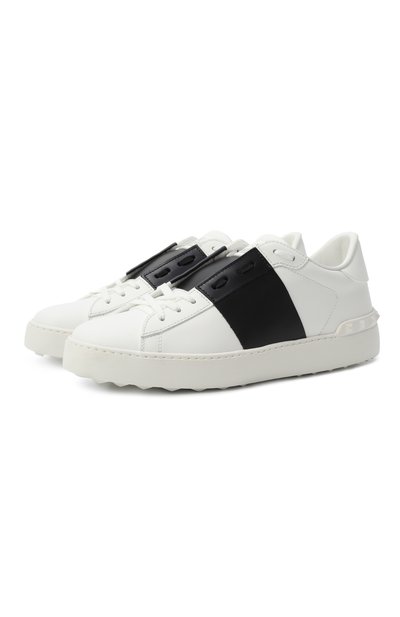 Кожаные кеды open VALENTINO, арт. 6W2S0781/BLU, фото 1