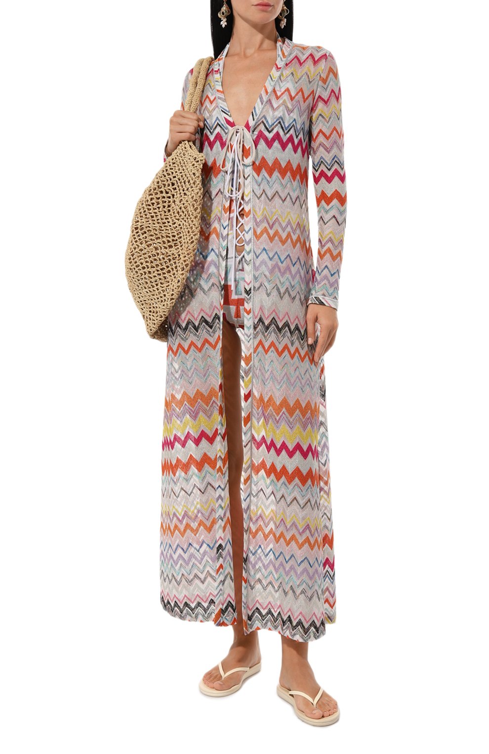 Туника MISSONI разноцветного цвета по цене 114000 руб., арт. MS24SQ1W/BR00XL, фото 2 Туника MISSONI, арт. MS24SQ1W/BR00XL, фото 2