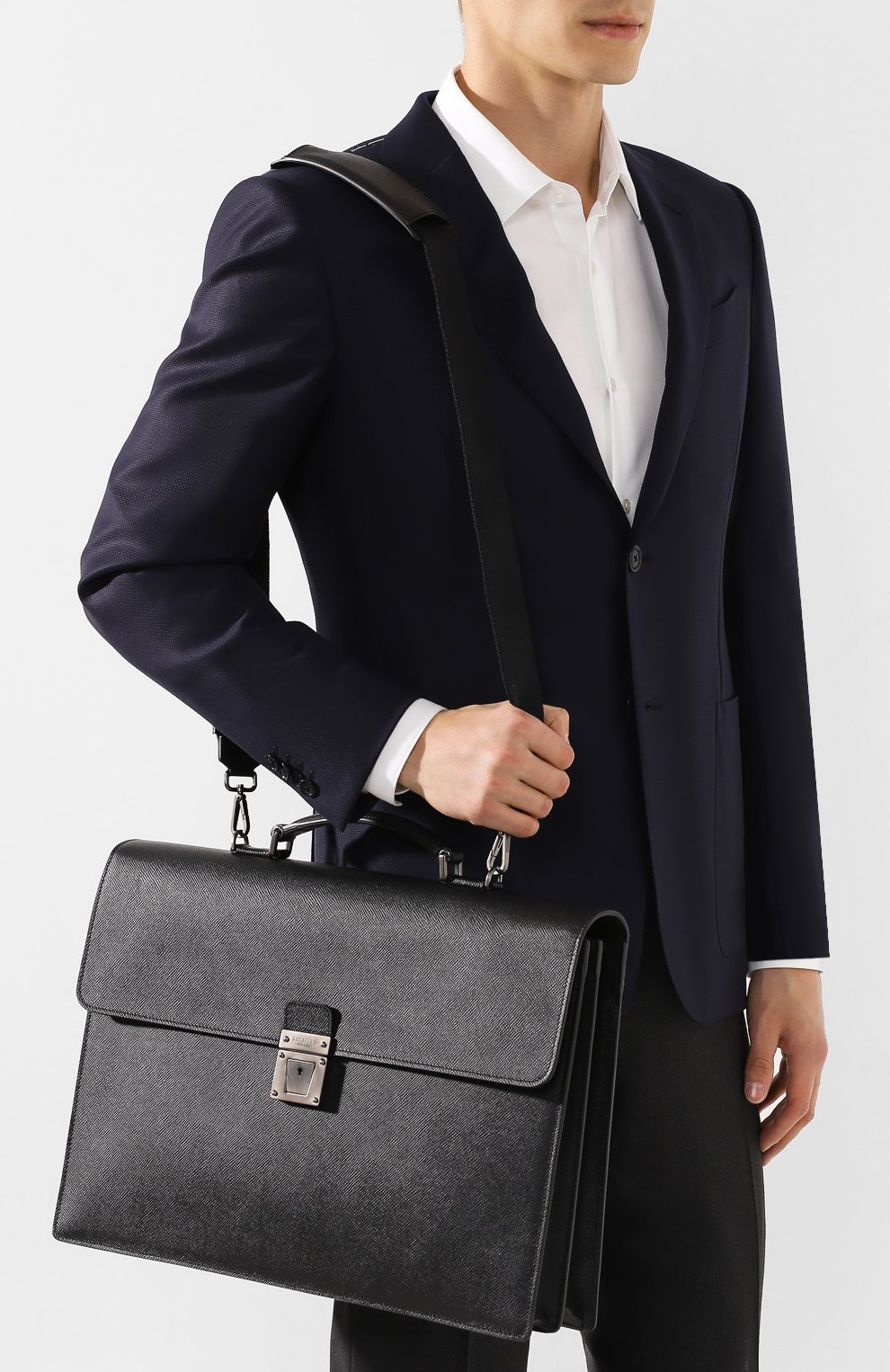 Кожаный портфель SERAPIAN, арт. SEV0LMLL5971M40B, фото 5