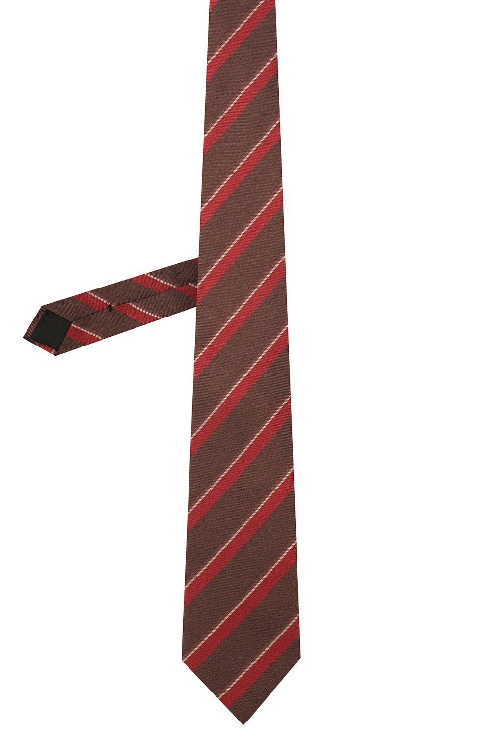 Шелковый галстук BRIONI коричневого цвета по цене 25350 руб., арт. 062I00/01420, фото 2 Шелковый галстук BRIONI, арт. 062I00/01420, фото 2