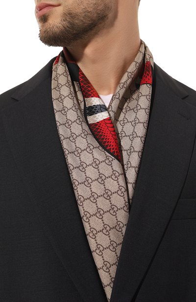 Шелковый платок GUCCI, арт. 429394 4G001, фото 2