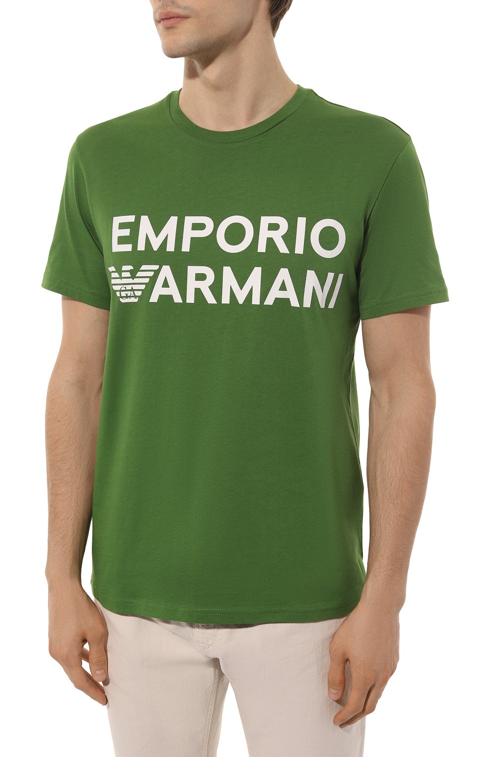Хлопковая футболка EMPORIO ARMANI, арт. 211831/3R479, фото 3