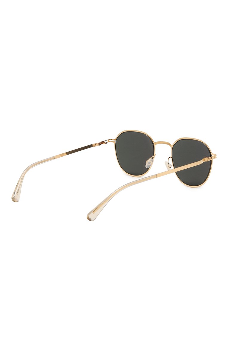 Женские солнцезащитные очки MYKITA черного цвета, арт. TALVI/013 | Фото 5 (Региональные ограничения белый список (Axapta Mercury): Не проставлено; Нос: Не проставлено; Кросс-КТ: С/з-унисекс; Тип очков: С/з; Материал: Металл; Оптика Гендер: оптика-унисекс; Очки форма: Круглые)