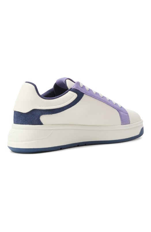 Кожаные кеды Emporio Armani X3X024/XR222 Белый  X3X024/XR222 Фото 5