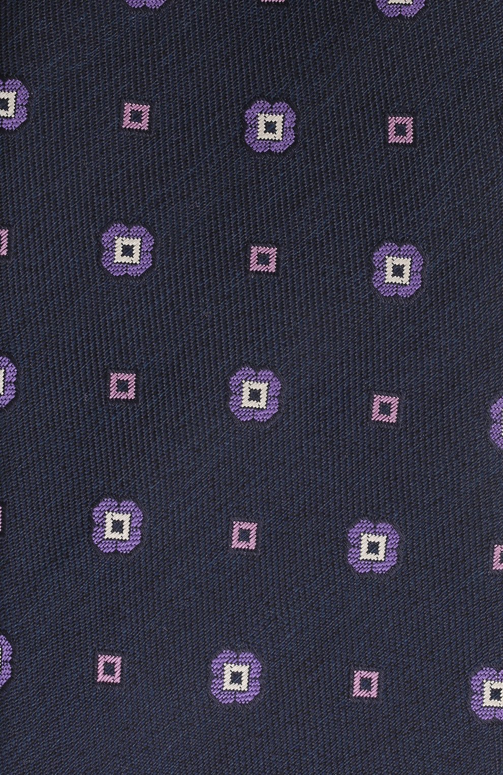 Шелковый галстук CANALI темно-синего цвета по цене 13250 руб., арт. 18/HJ03412, фото 4 Шелковый галстук CANALI, арт. 18/HJ03412, фото 4