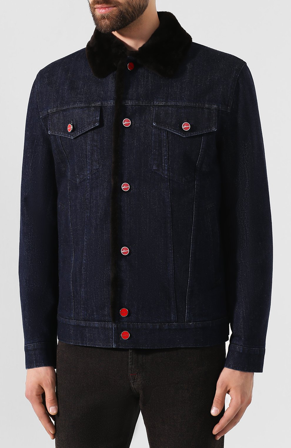 Джинсовая куртка KITON, арт. UW0582V03S30, фото 3