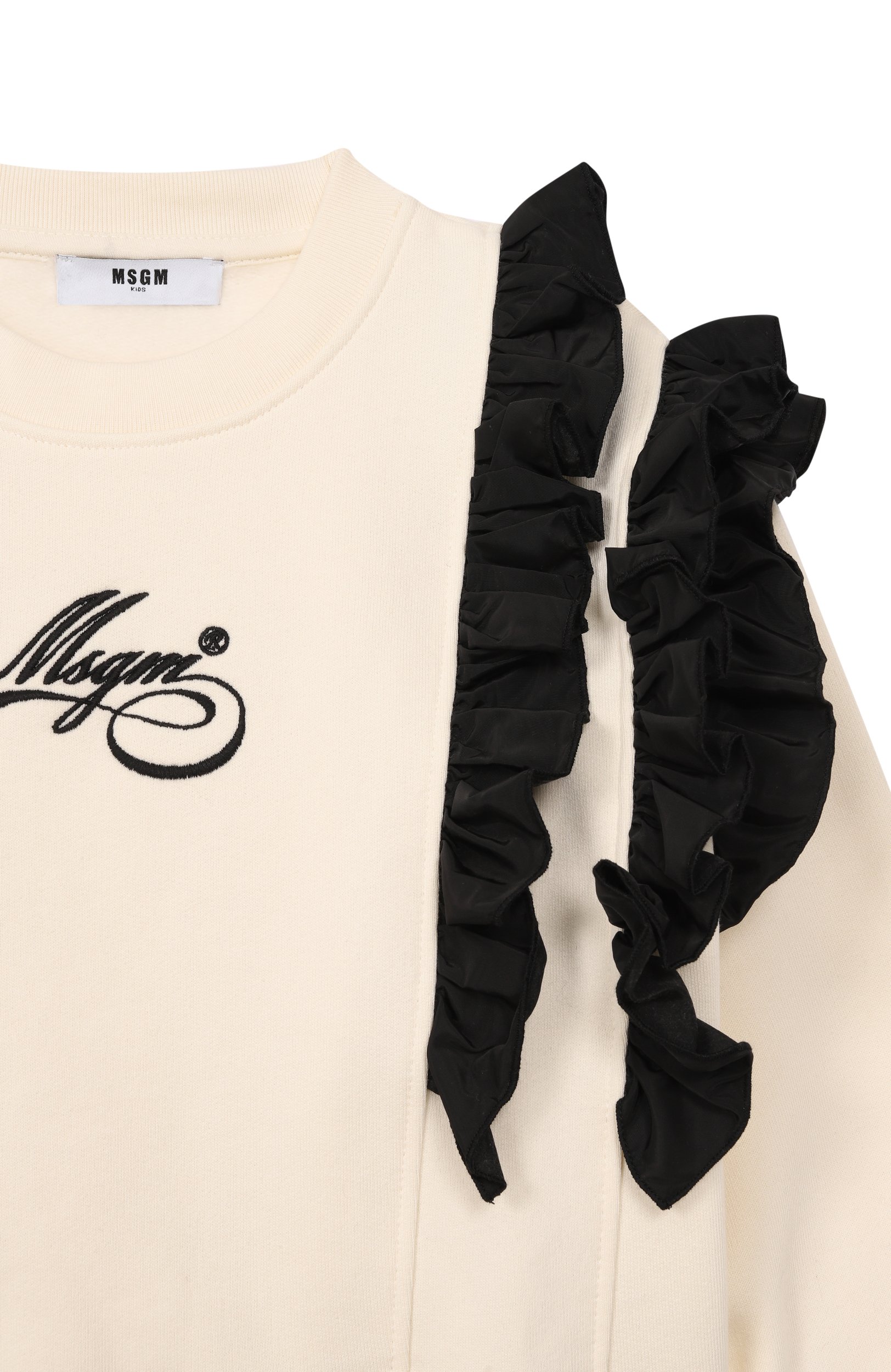 Хлопковый свитшот MSGM KIDS, арт. F6MSJGSW108, фото 3