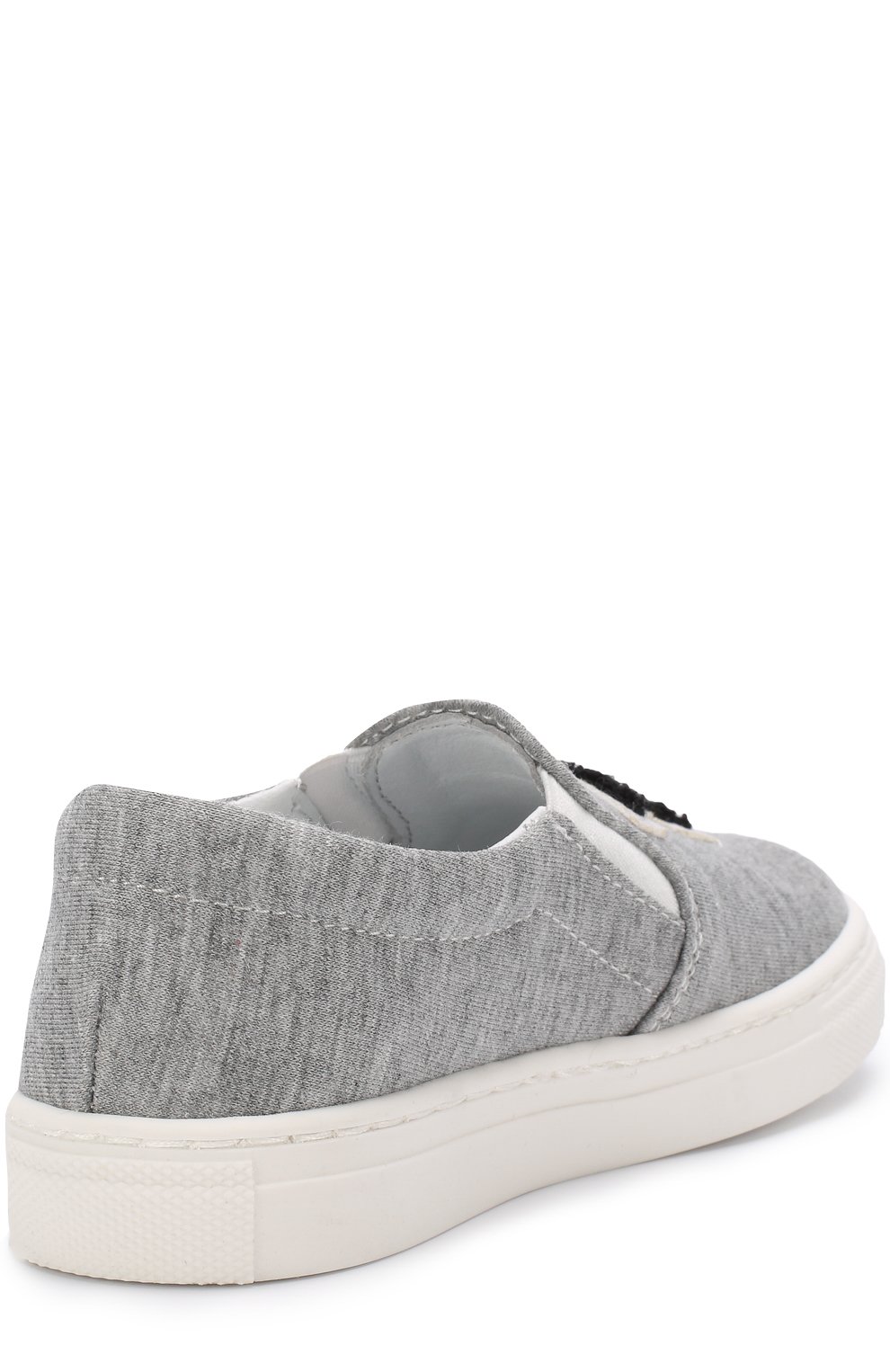 Текстильные слипоны с нашивками JOSHUA`S KIDZ, арт. KCN017 GREY JERSEY NY, фото 3