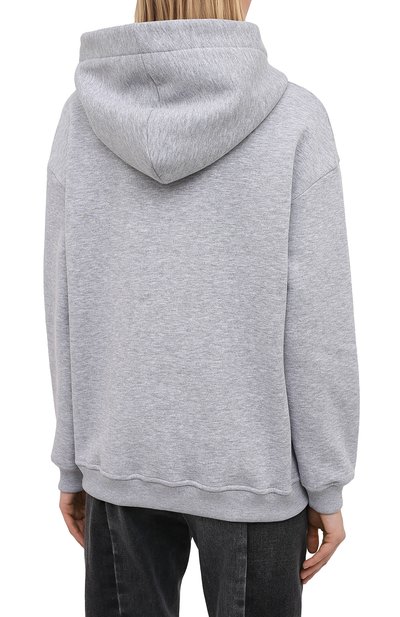 Хлопковое худи SEVEN LAB серого цвета по цене 11550 руб., арт. HW20-CYPN-P07 grey, фото 4 Хлопковое худи SEVEN LAB, арт. HW20-CYPN-P07 grey, фото 4