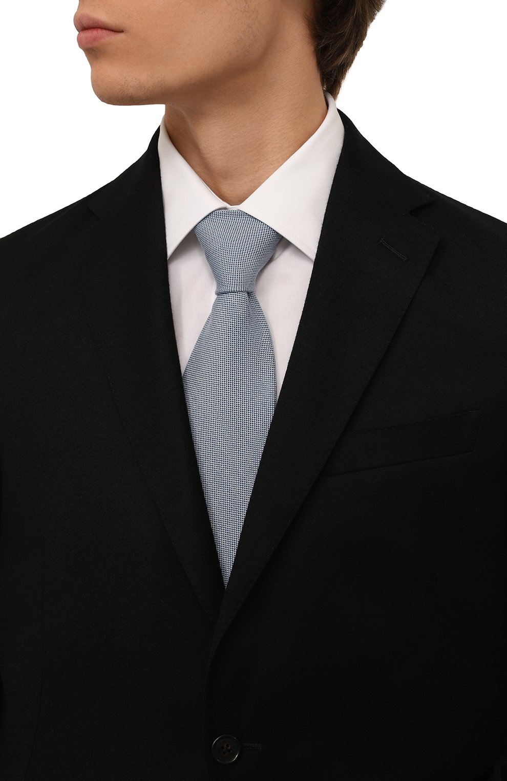 Галстук из шелка и кашемира STEFANO RICCI, арт. CCX/18128, фото 2