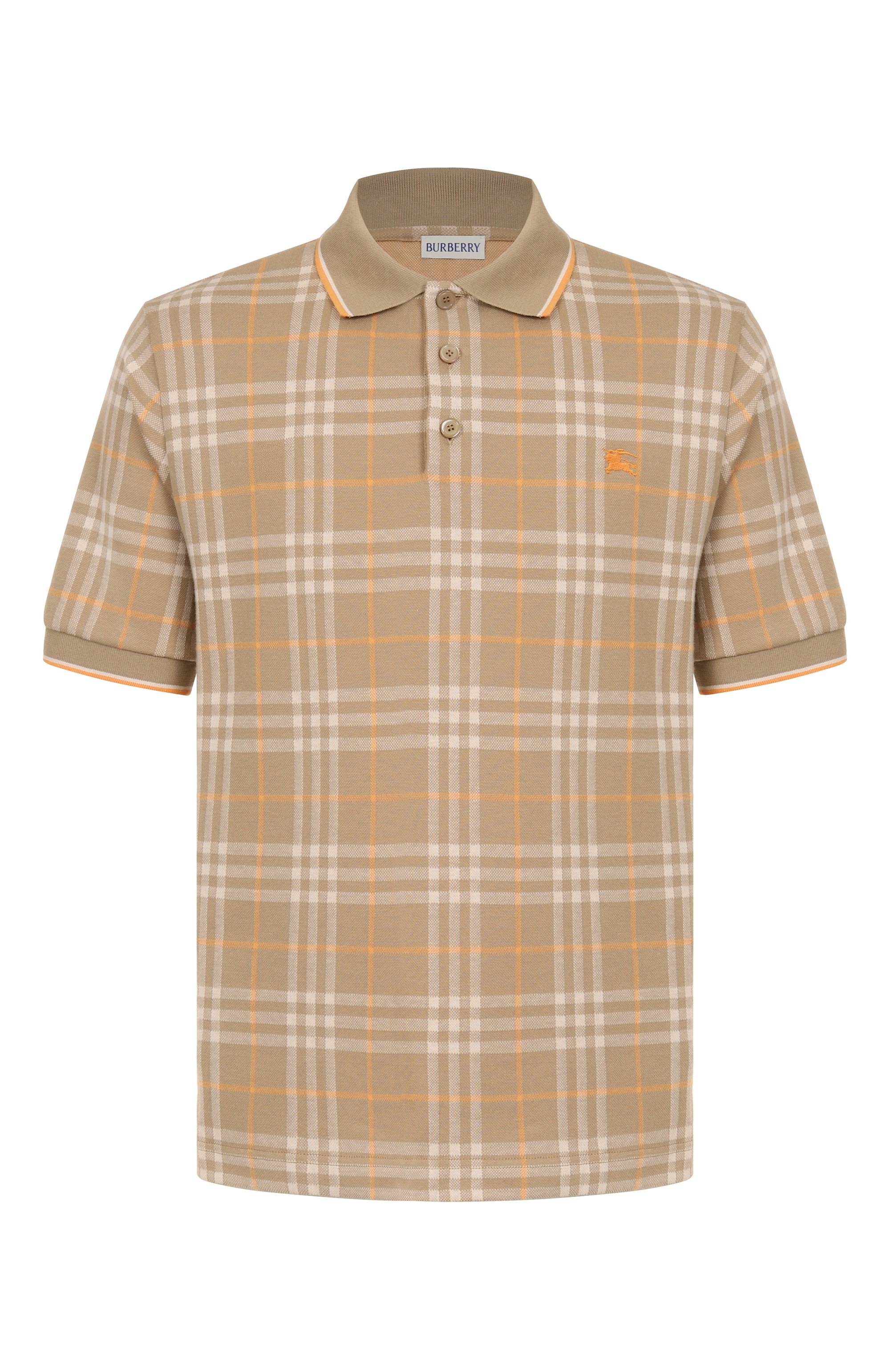 Хлопковое поло BURBERRY, арт. 8110102, фото 1