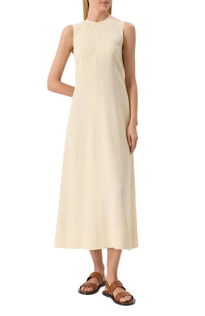 Платье из вискозы TOTEME, арт. 252-WRD0182-FB0192, фото 3