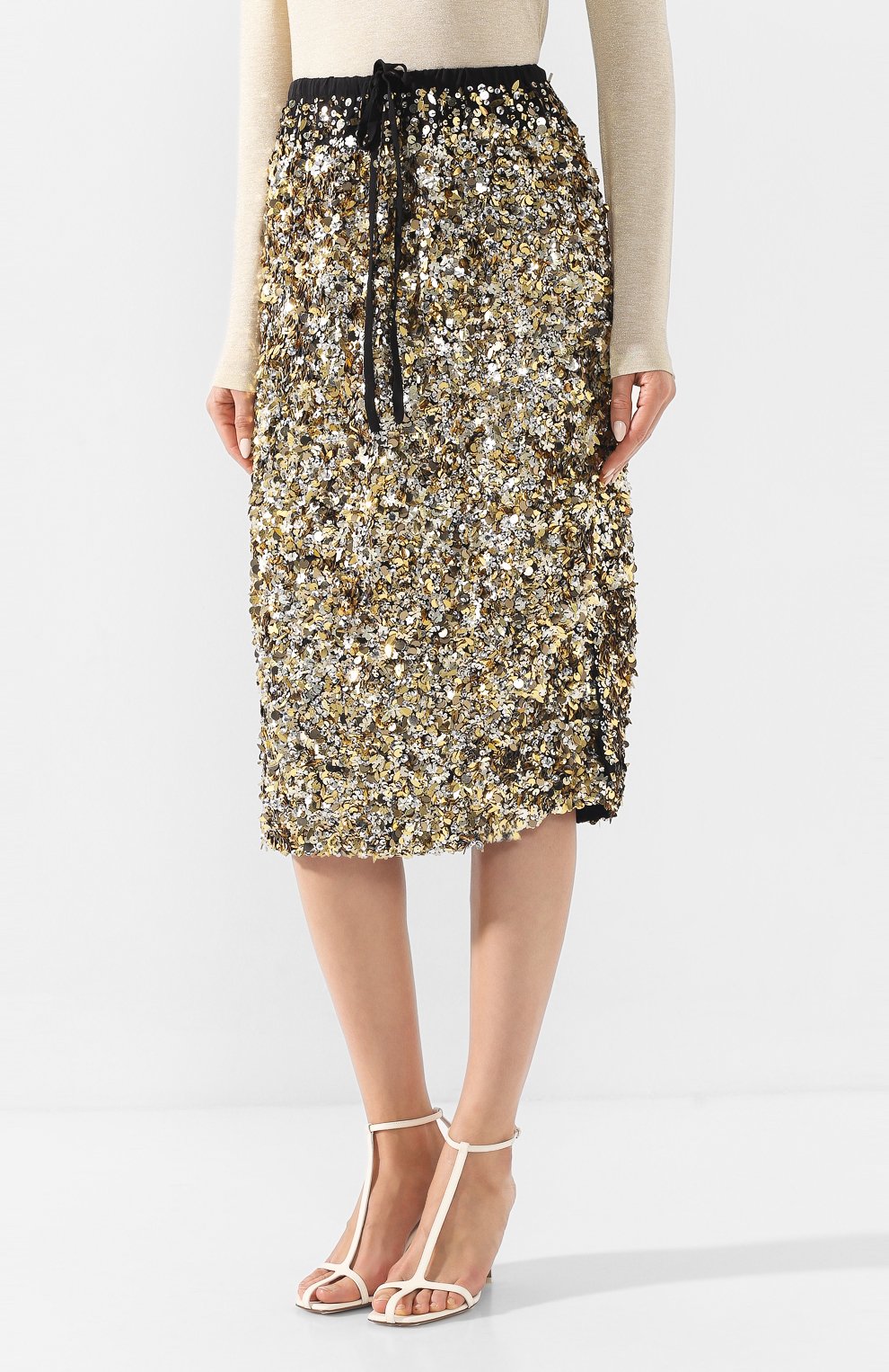 Юбка с пайетками DRIES VAN NOTEN, арт. 192-10842-8383, фото 3
