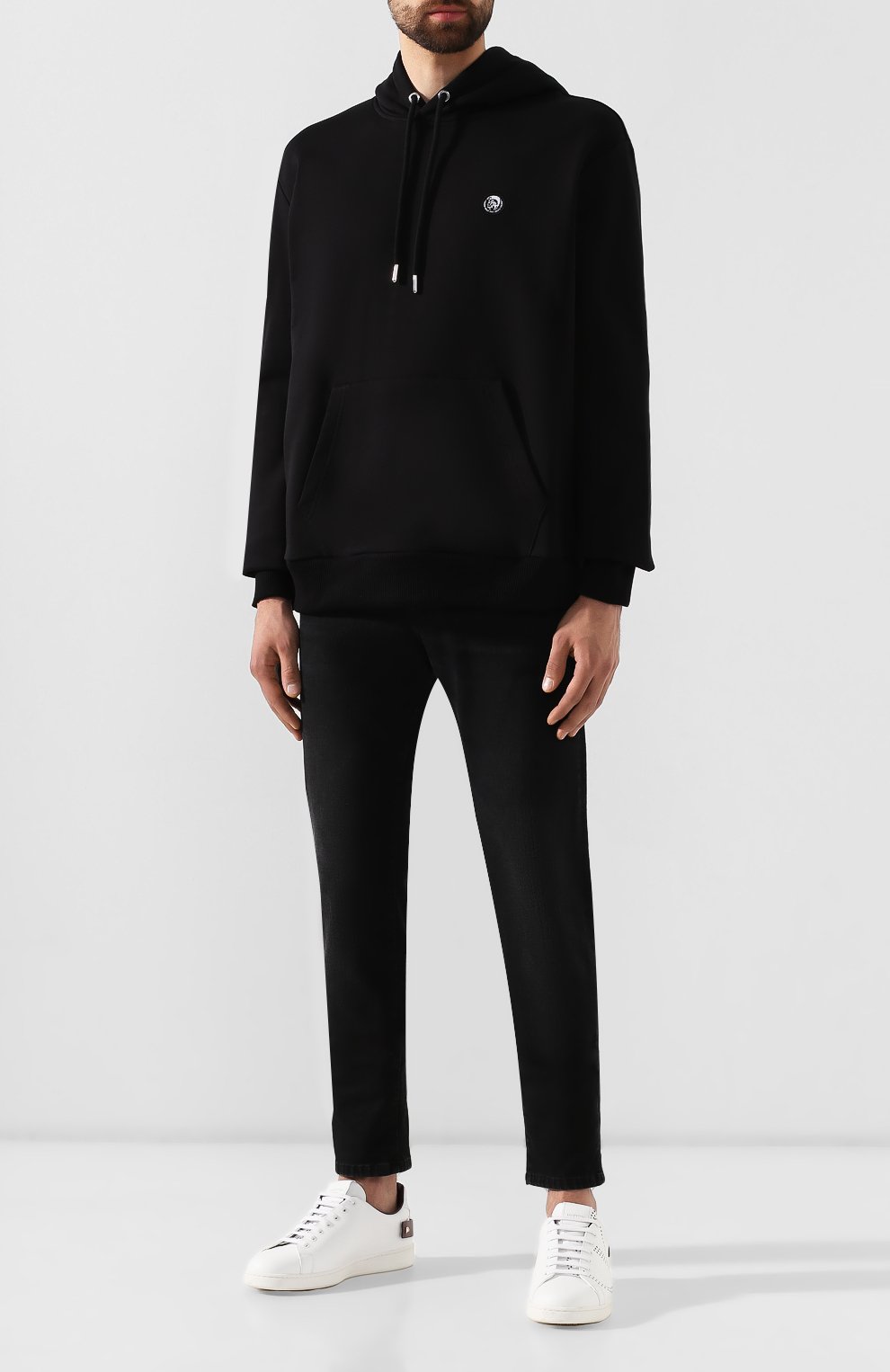 Хлопковое худи DIESEL, арт. 00SHEF/0NAUW, фото 2