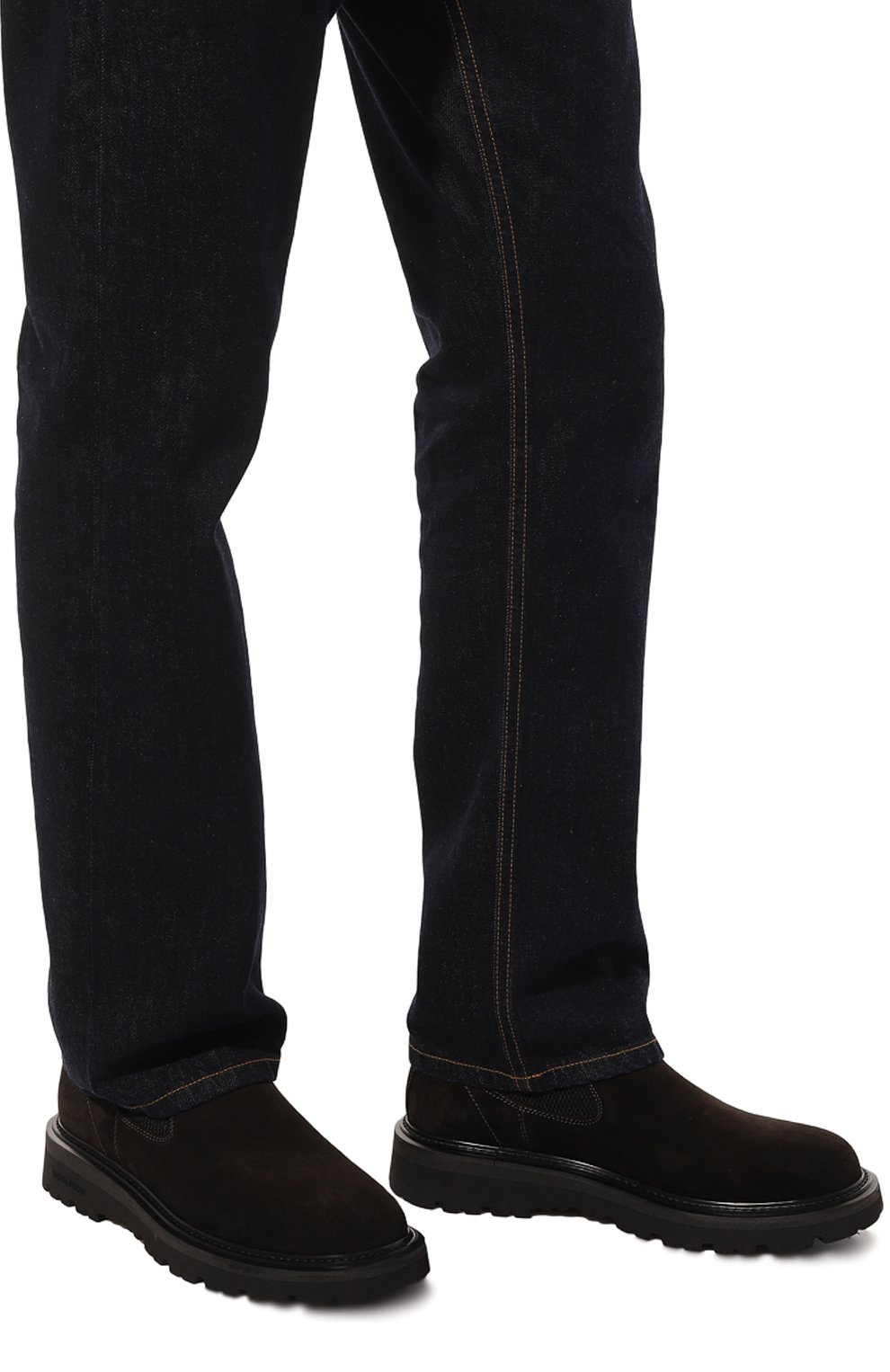 Замшевые челси new city WOOLRICH темно-коричневого цвета по цене 45400 руб., арт. WFM232.071.1030, фото 3 Замшевые челси new city WOOLRICH, арт. WFM232.071.1030, фото 3