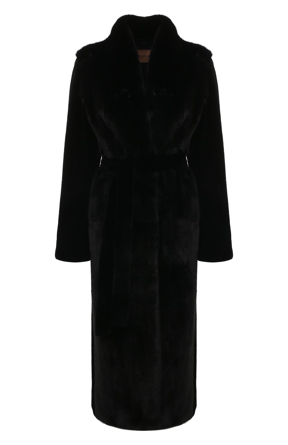 Шуба из норки YVES SALOMON темно-синего цвета по цене 1850000 руб., арт. 7WYM75720VLVR, фото 1 Шуба из норки YVES SALOMON, арт. 7WYM75720VLVR, фото 1