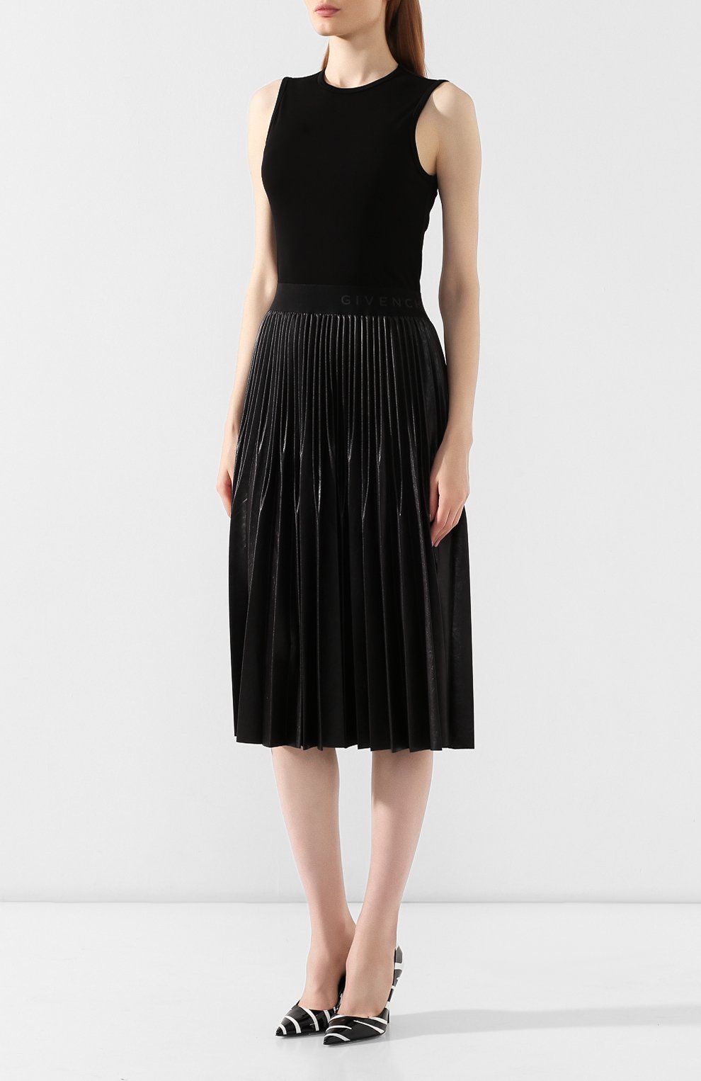 Платье из вискозы GIVENCHY черного цвета по цене 181500 руб., арт. BW20PM3Z26, фото 3 Платье из вискозы GIVENCHY, арт. BW20PM3Z26, фото 3