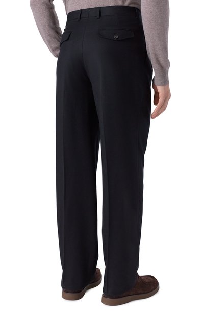 Брюки из шерсти и шелка 12 STOREEZ черного цвета по цене 37000 руб., арт. 133586, фото 4 Брюки из шерсти и шелка 12 STOREEZ, арт. 133586, фото 4