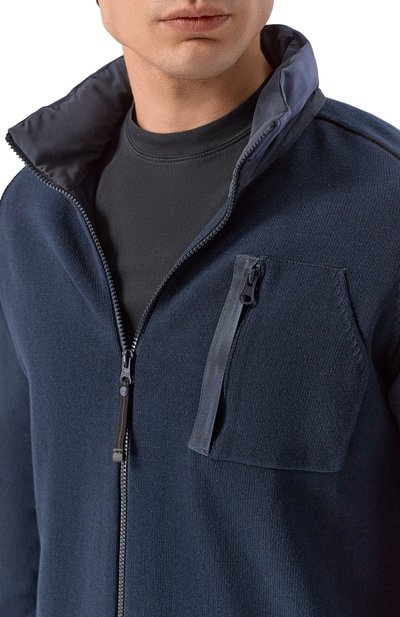 Хлопковый кардиган PARAJUMPERS темно-синего цвета по цене 45850 руб., арт. 26SM-PM KNR K09, фото 5 Хлопковый кардиган PARAJUMPERS, арт. 26SM-PM KNR K09, фото 5