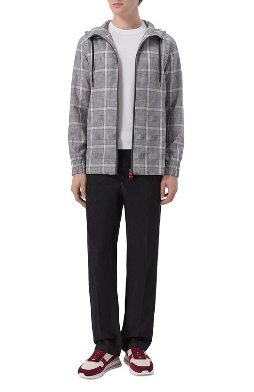 Хлопковая футболка Kiton UMK0891 Белый  UMK0891 Фото 2