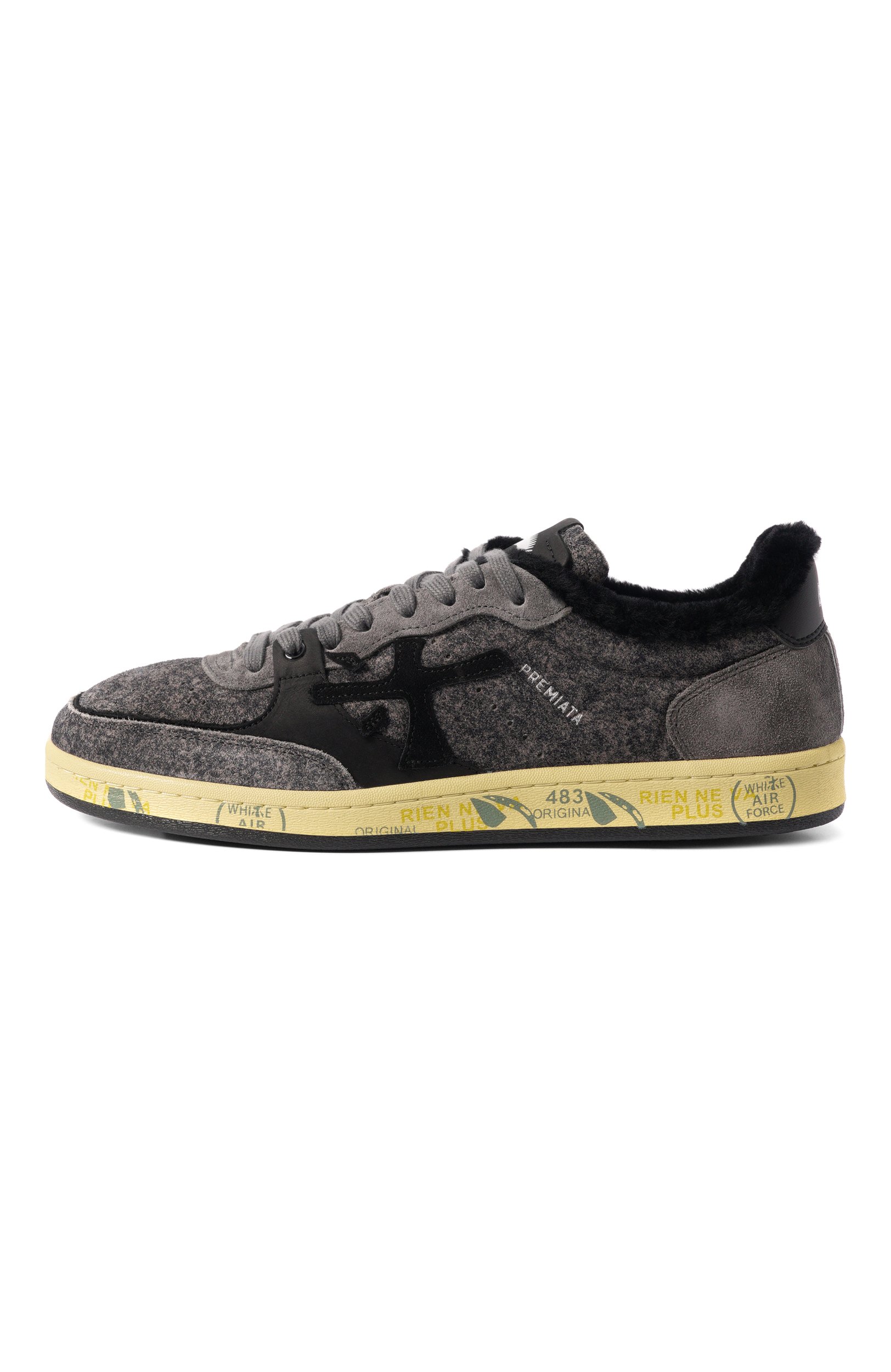 Замшевые кеды bskt clay PREMIATA серого цвета по цене 37550 руб., арт. BSKTCLAY/VAR 8713M, фото 3 Замшевые кеды bskt clay PREMIATA, арт. BSKTCLAY/VAR 8713M, фото 3