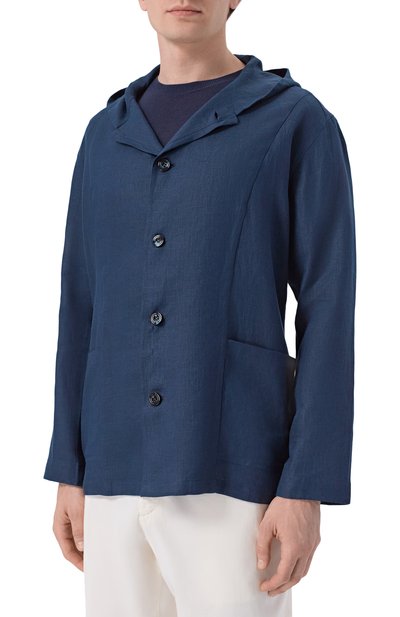 Льняная рубашка KITON, арт. UMCLUCAH09690, фото 3