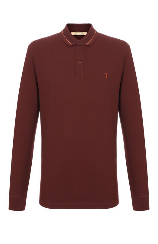 Хлопковое поло Trussardi