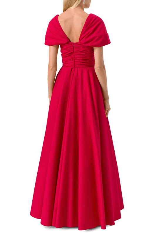 Хлопковое платье Giambattista Valli 25FWPVTE5090/40P0P Красный  25FWPVTE5090/40P0P Фото 4