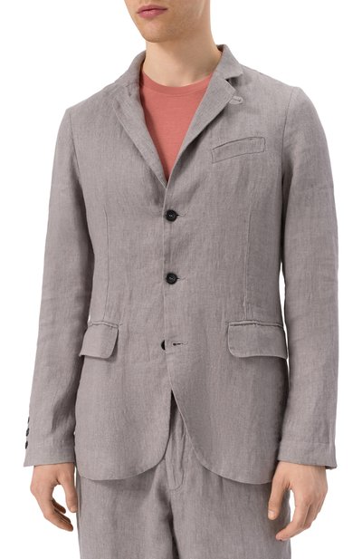 Льняной пиджак HANNES ROETHER, арт. SCHU32MANN.6048/, фото 5
