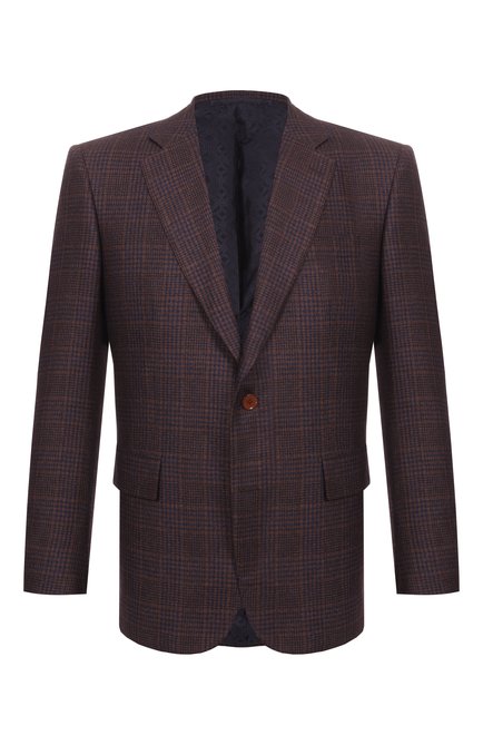 Мужской пиджак из шерсти и кашемира STEFANO RICCI, арт. S1RF432000/B168HA/50-58